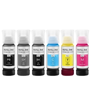 L8180墨仓打印机墨水6色墨水 L8160 适用爱普生011 012墨水EPSON