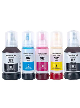 适用爱普生102墨水ET-3850 ET-4750 ET4850 ET4856 ET15000打印机