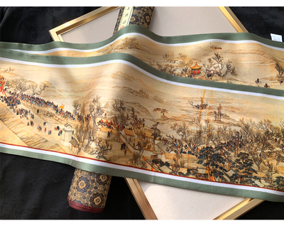 文化底蕴经典双面初秋长丝巾