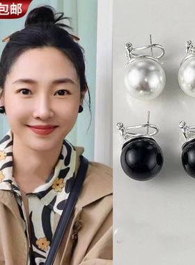 耳夹复古小香风大气耳钉感耳饰秋冬耳环轻奢简约百搭小众设计