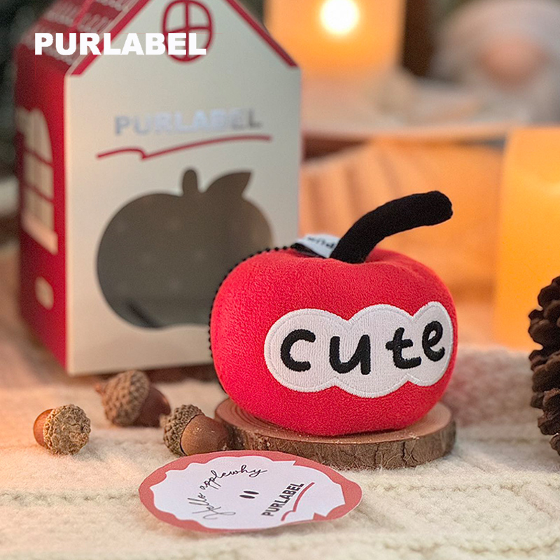 毛绒苹果玩偶圣诞节礼物包包挂件