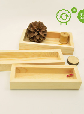 diy迷你植物手工实木盒托盘