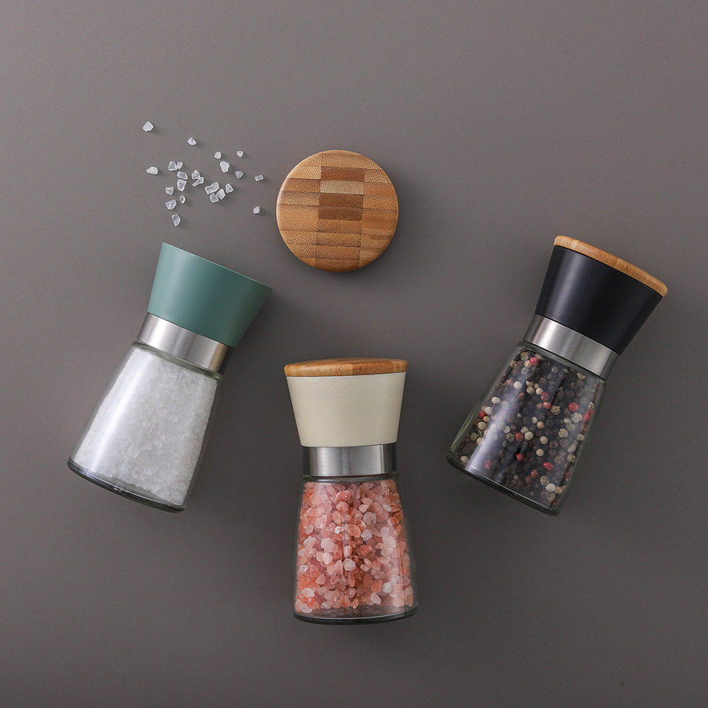 简欧原木风胡椒香辛料研磨瓶Grinding bottle,厨房/烹饪用具,调味瓶罐/调料研磨器,淘宝优惠券,粉丝福利购,淘宝优惠卷
