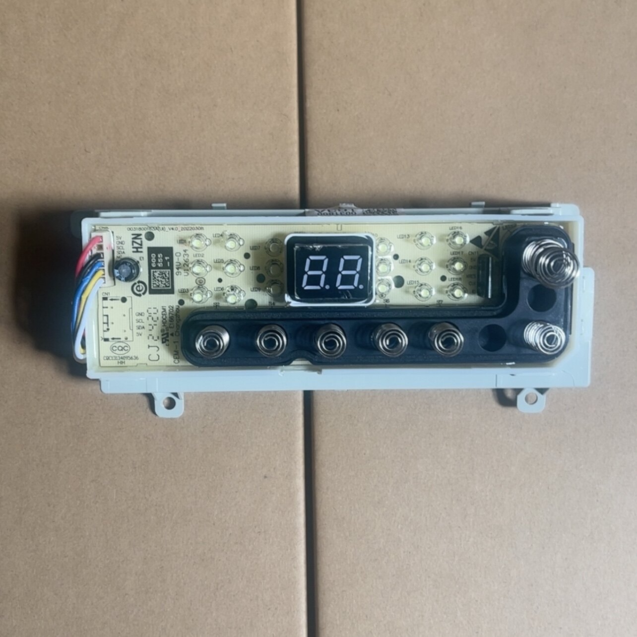 适用于海尔波轮洗衣机电脑板V99103 0031800163A显示电源板套板
