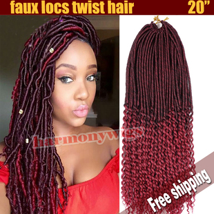 非洲脏辫假发 雷鬼辫 Faux Locs Crochet Hair Dreadlocks Braids