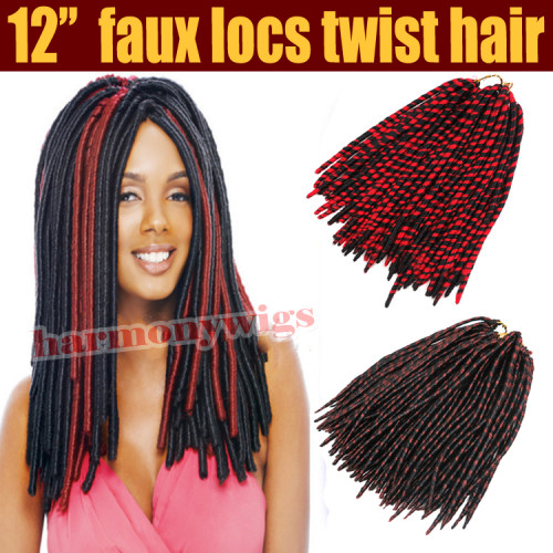 黑人辫子假发 Havana Mambo Faux Lock Twsit Braid hair化纤脏辫