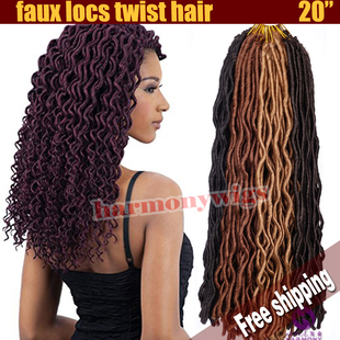 非洲脏辫假发 雷鬼辫 Faux Locs Crochet Hair Dreadlocks Braids