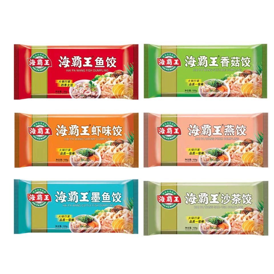 海霸王墨鱼饺潮汕火锅四季饺关东水饺/煎饺/虾饺