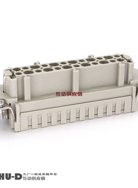 HARTING浩亭09330242702进口重载连接器HanE 24E压接针母插芯(F)