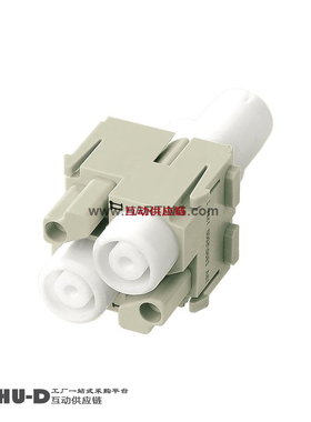 HARTING浩亭09140023121组合型重载Han16A 2芯压接模块母插芯(F)
