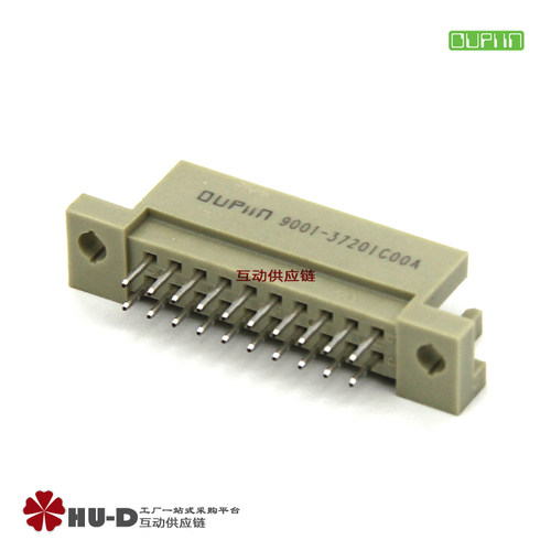台湾欧品连接器 欧式插座 9001-37201C00A 2排20直针 DIN220公头