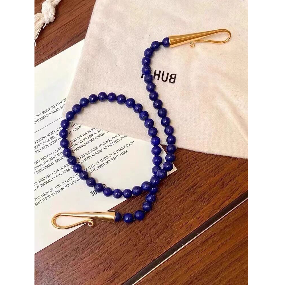 天然玛瑙项链小众红纹石珍珠