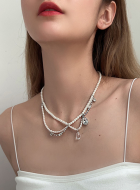 mm家手工串珠玻璃珠项链