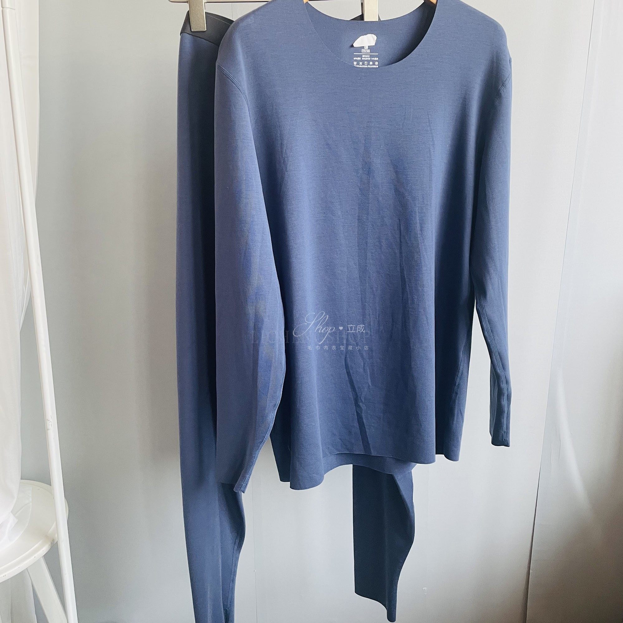 【DF】倍暖加厚大号男士莫代尔舒适秋冬保暖内衣套装单件上衣裤子