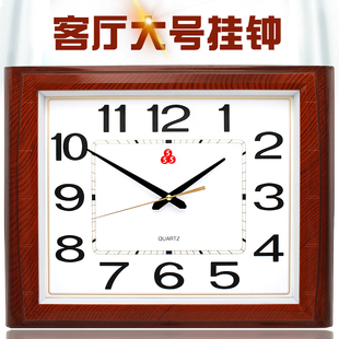 上海三五牌钟表挂钟客厅大尺寸时钟挂墙静音石英钟办公室大挂钟