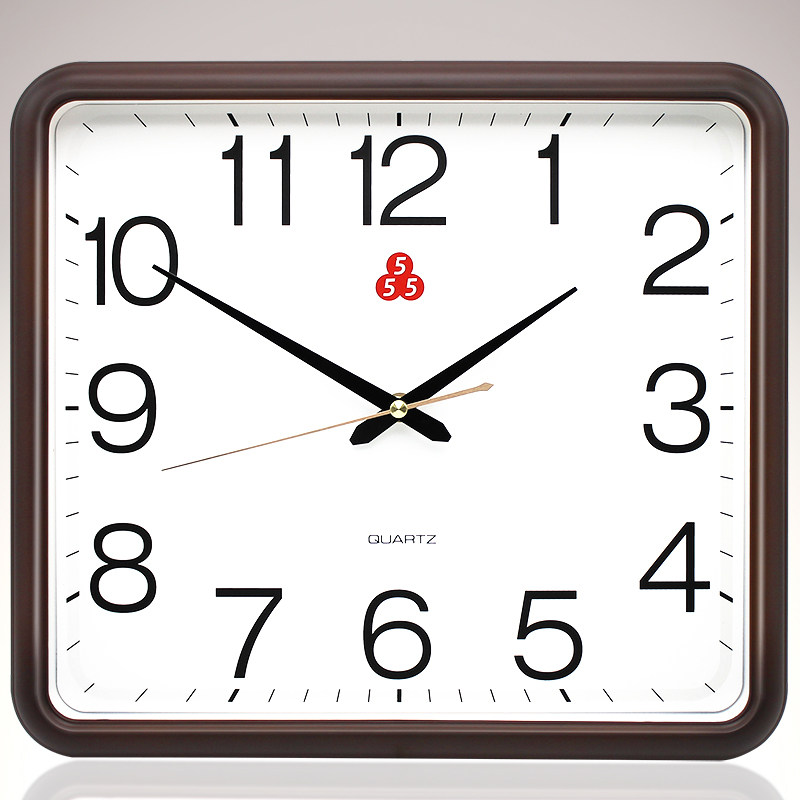 三五牌静音石英钟时尚客厅挂钟