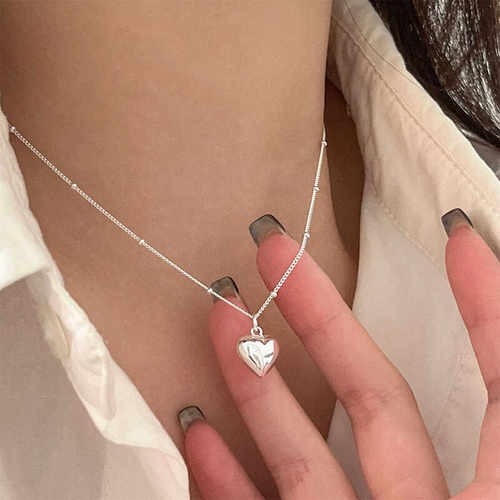 爱心韩式小众设计ins百搭锁骨链