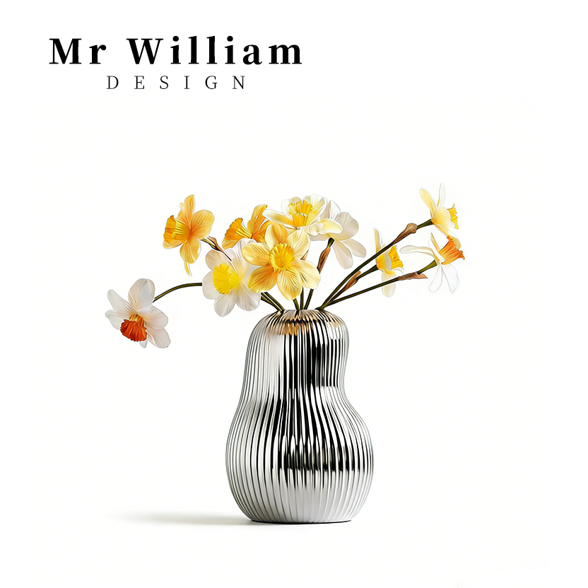 MRWilliam北欧轻奢镀银陶瓷