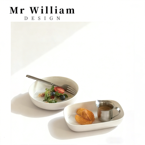 MRWilliam韩式简约椭圆形盘