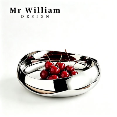 MRWilliam轻奢不锈钢果盘水果盘