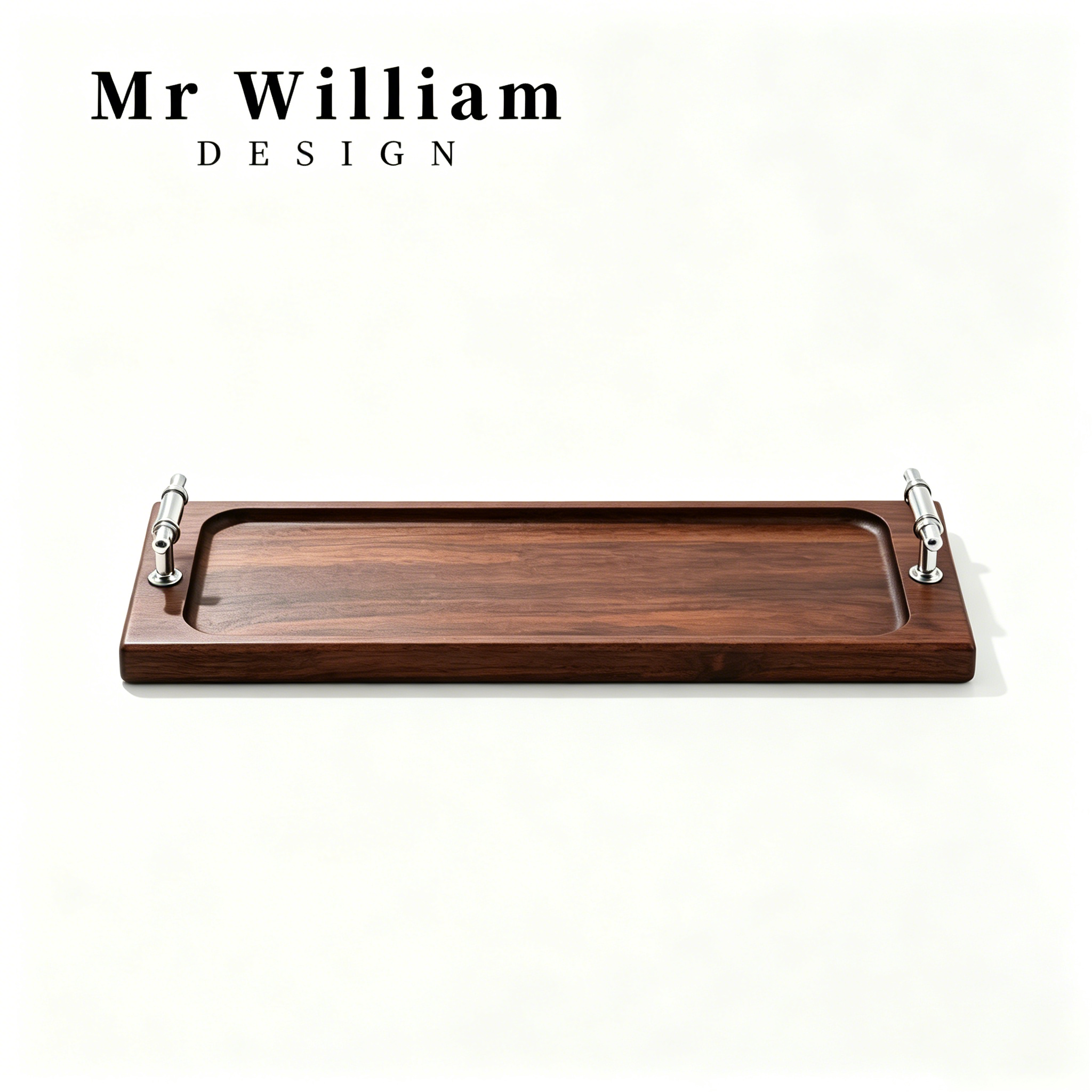 MRWilliam简约胡桃木甜品托盘