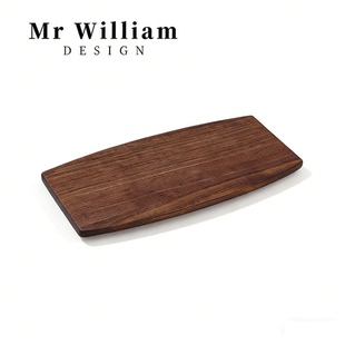 MR William 北欧轻奢胡桃木餐用托盘咖啡器具家用托盘手工茶盘