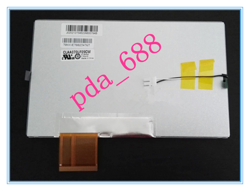 CLAA070LF09CW适用于7寸车载导航DVD专用中控显示屏分辨率800*480