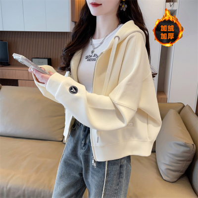潮流洋气宽松学院风少女开衫外套