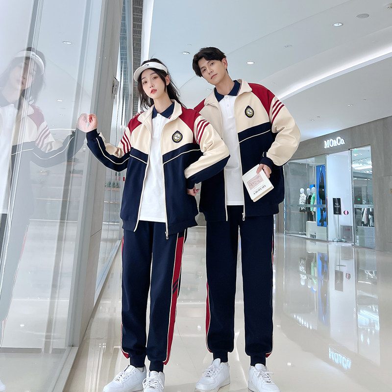 学生开衫秋装套装女高中13初中生少女14春秋休闲运动服15两件套16