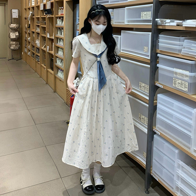 学院风A字裙潮流时尚少女过膝裙