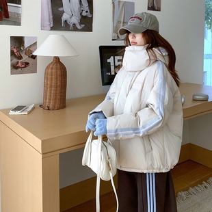 少女学院风羽绒棉服加厚冬装保暖小个子初高中学生韩版面包服外套