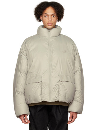 Ader Error Mestan Puffer Jacket 刺绣Logo立领情侣保暖羽绒服潮