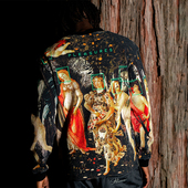 文艺提花华夫格长袖 Pleasures T恤潮 Long Sleeve Facial Thermal