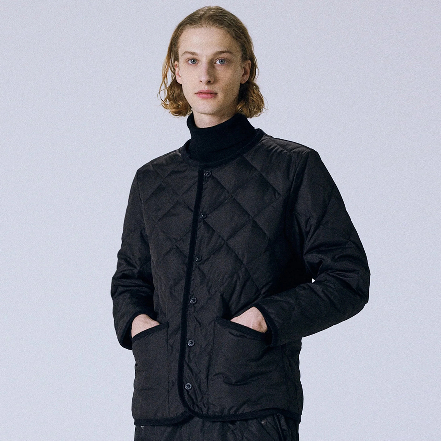 Taion撞色轻质保暖羽绒服外套