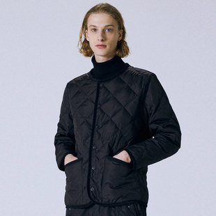 25AW 104CI 体温撞色轻质保暖圆领羽绒服外套潮 Taion 国内现货