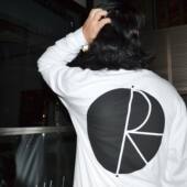 T恤 Polar 潮物Woo Tee Skate 长袖 Contrast Logo王一博同款