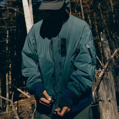 Meanswhile羊毛羊绒夹克棉服