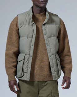 Snow Vest Peak Ripstop 雪峰可收纳立领羽绒马甲 Recycled 现货