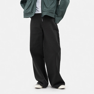 Extra Carter Wide Pant 潮物Woo 刺绣帆布阔腿休闲女长裤 Stussy