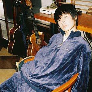 Sweatshirt 潮物Woo Skate 天鹅绒休闲刺绣半拉链夹克潮 Polar