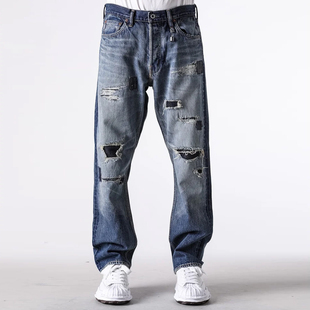 Fit 国内现货 Classic 25AW 日本制破洞牛仔裤 Cs130 FDMTL Denim