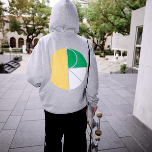 Skate 3色印花加绒连帽衫 特价 卫衣潮 Hoodie Polar Fill