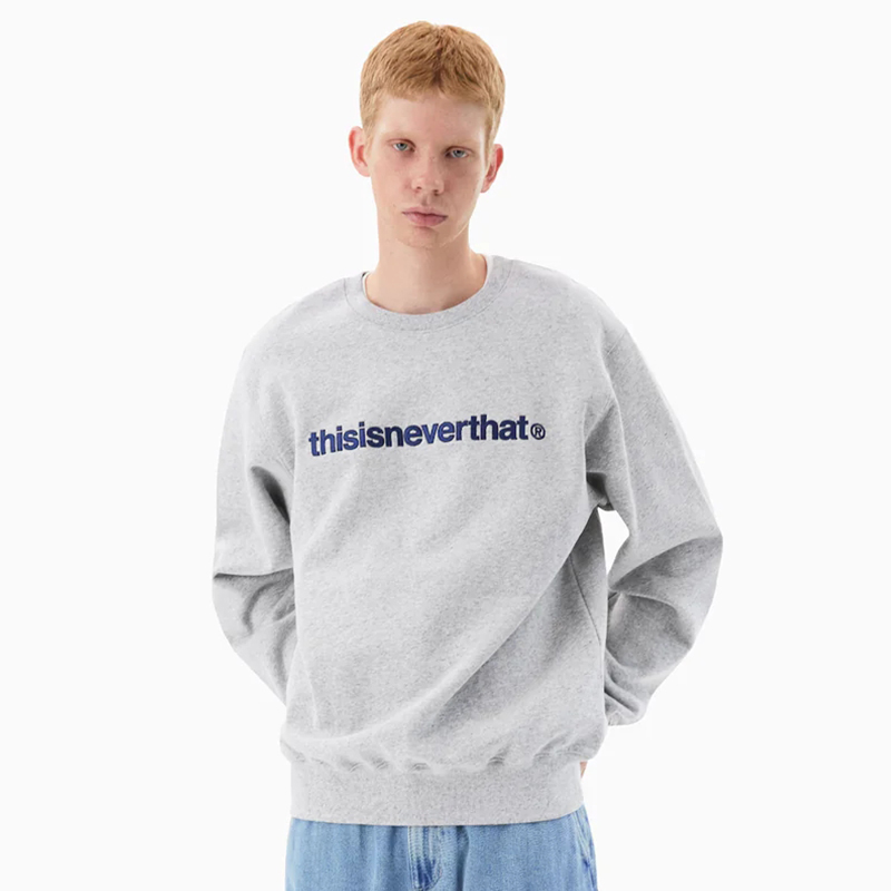 Thisisneverthat圆领加绒卫衣