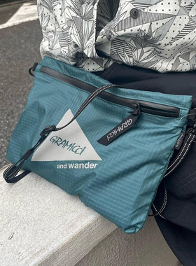 Gramicci x and wander GAC5-S3013 小野人联名款轻量尼龙单肩包