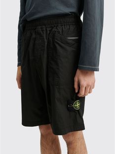 Stone Island Paracadute Shorts 石头岛斜口袋拉链五分直筒短裤