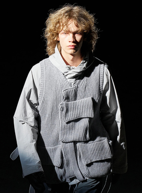 国内现货 Meanswhile Body Armor Knit Vest 25AW 针织马甲背心潮