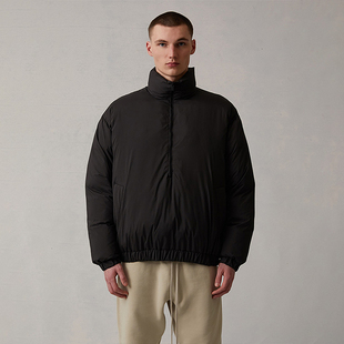 FOG God Essentials Quilted 半拉链棉服外套潮 Fear Pullover