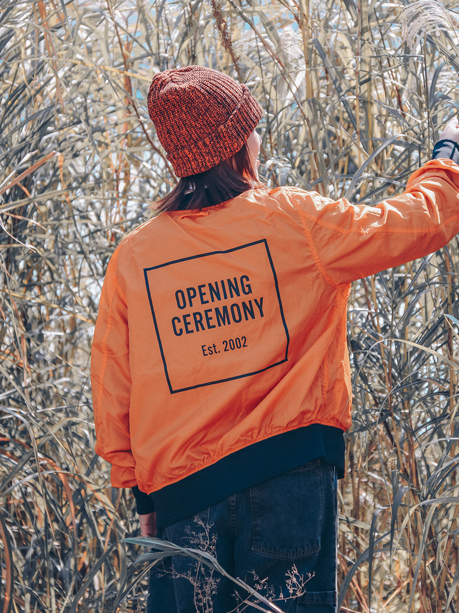 Opening联名两面穿网眼空军夹克