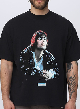 Represent Liam Gallagher Tee SS24摇滚明星联名复古重磅短袖T恤