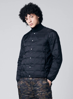 国内现货 Taion-104 25AW 军事绗缝圆领轻便可收纳内胆羽绒服外套